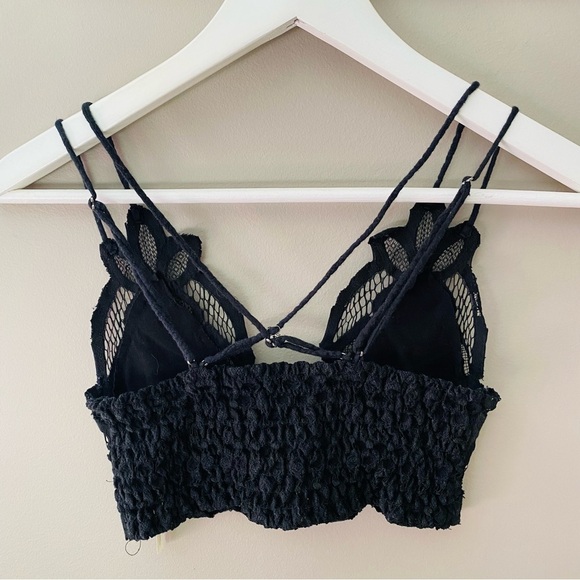 Free People Adella Bralette Black Sz XS - Picture 7 of 7